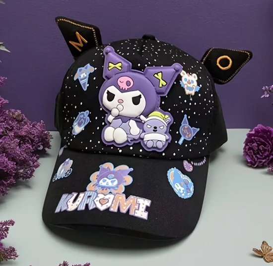 Sanrio - Kuromi pet - zwart - verstelbaar - 3-8 jaar - kind
