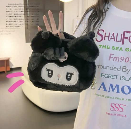 Sanrio - Kuromi handtas - knuffel - make-up tas - pluche - Cinnamoroll - Hello Kitty - My Melody - PomPomPurin - Pochacco - cadeau - kawaii