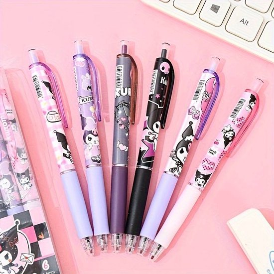 Hello Kitty - Kuromi - Sanrio - balpennen zwart