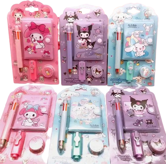 Cinnamoroll schrijfset 6-delig