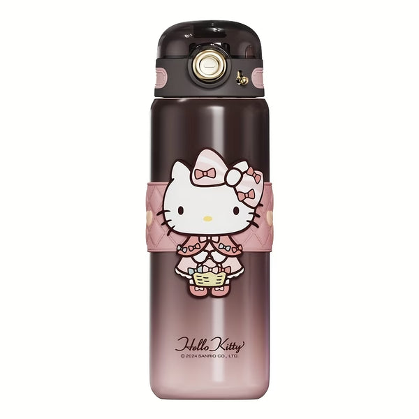 Hello Kitty Mocha Brown Vacuüm Beker - 500ml