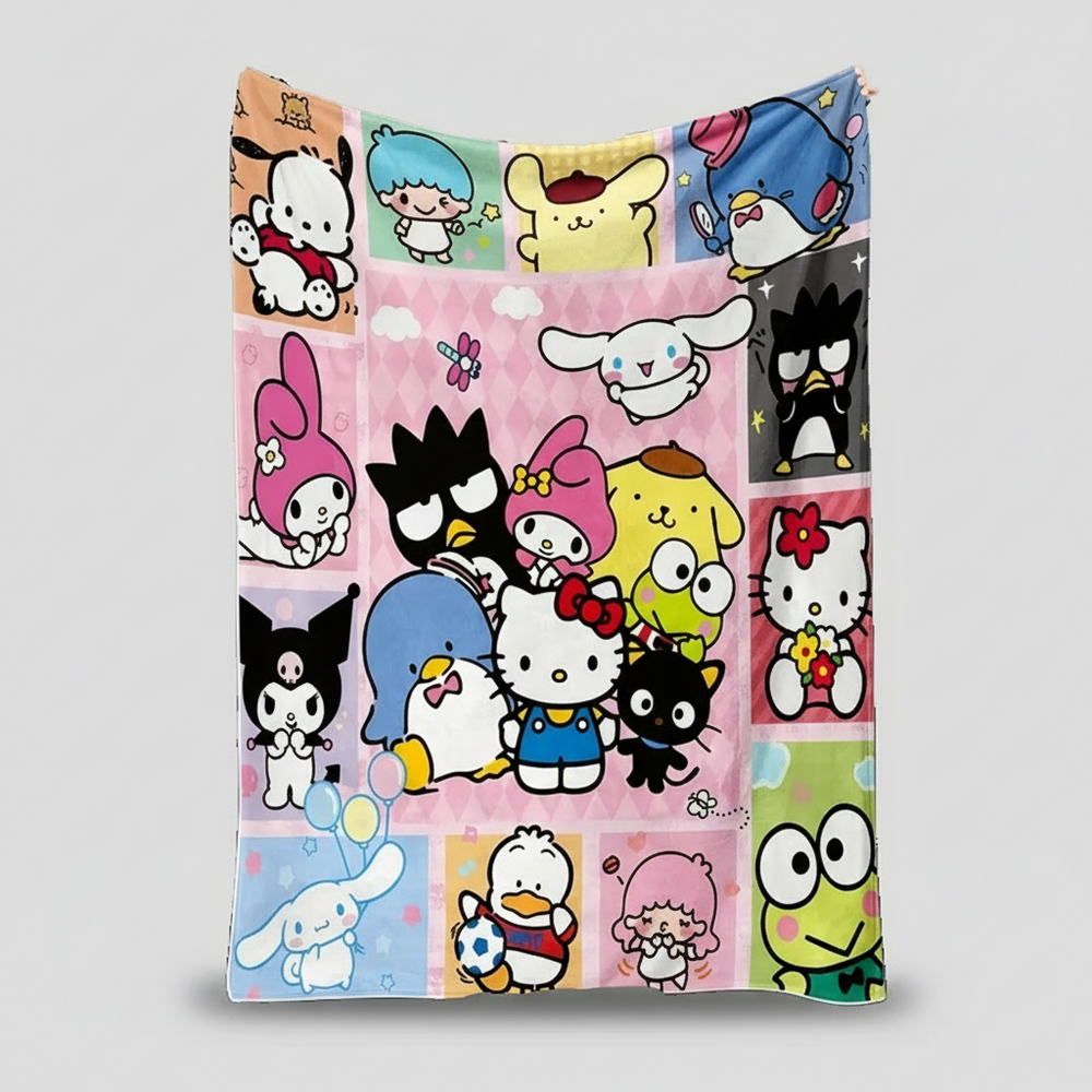 Sanrio & friends deken - 130x150 cm