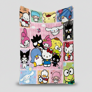 Sanrio & friends deken - 130x150 cm
