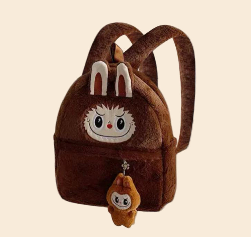 Labubu + knuffel rugzak