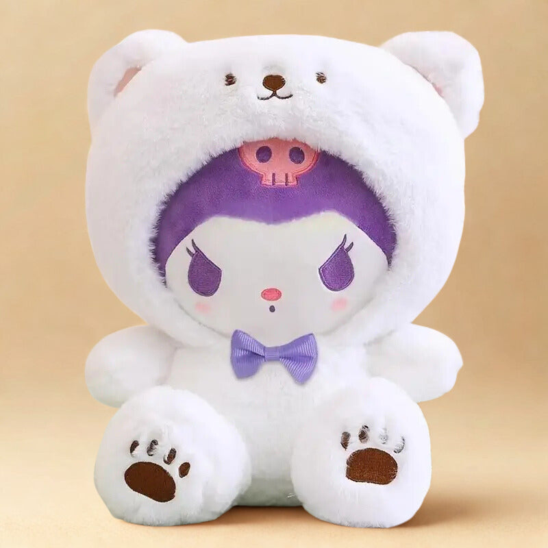 Kuromi knuffel Berenpak 25cm - Wit