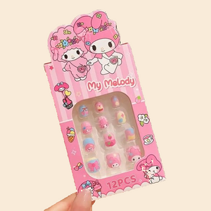 My Melody plaknagels 12 stuks