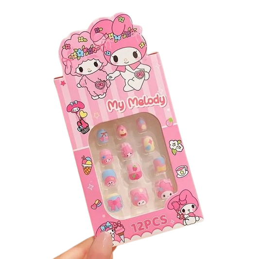 My Melody plaknagels 12 stuks