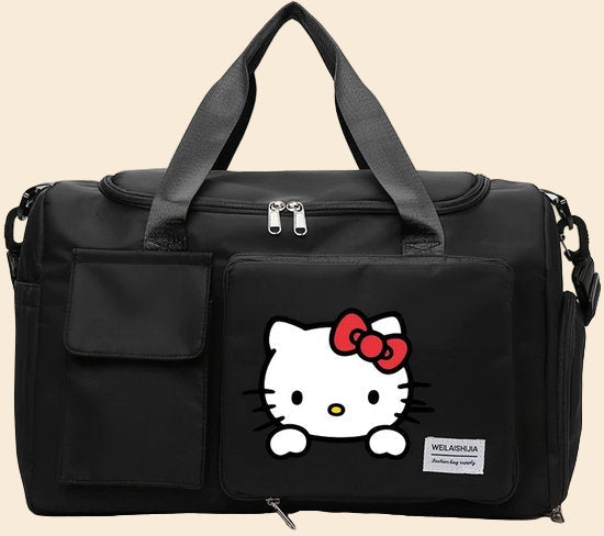 Hello Kitty Reistas 42cm - Zwart