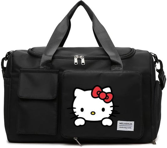 Hello Kitty Reistas 42cm - Zwart