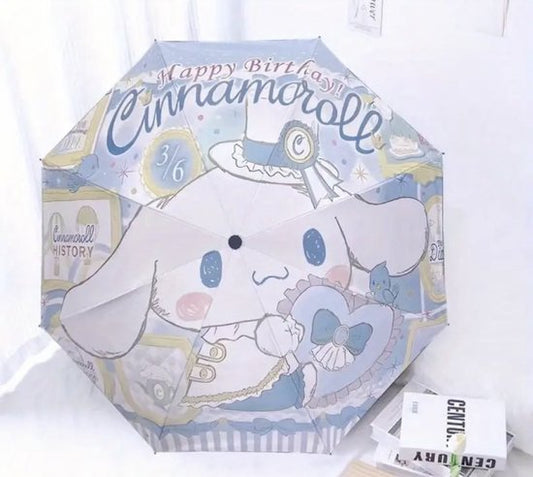 Sanrio - Cinnamoroll paraplu - opvouwbaar - Kuromi - Hello Kitty - My Melody - PomPomPurin - Pochacco - kawaii