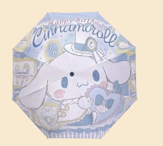 Sanrio - Cinnamoroll paraplu - opvouwbaar - Kuromi - Hello Kitty - My Melody - PomPomPurin - Pochacco - kawaii