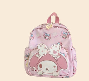 Sanrio - My Melody rugtas - 28 cm - rugzak - schooltas - kawaii - Kuromi - Hello Kitty - Cinnamoroll - PomPomPurin - Pochacco