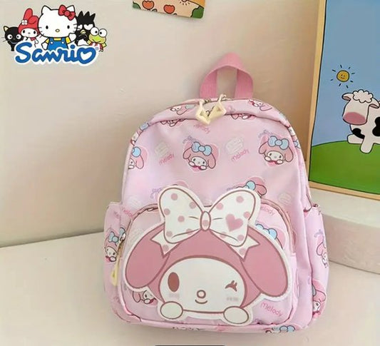 Sanrio - My Melody rugtas - 28 cm - rugzak - schooltas - kawaii - Kuromi - Hello Kitty - Cinnamoroll - PomPomPurin - Pochacco