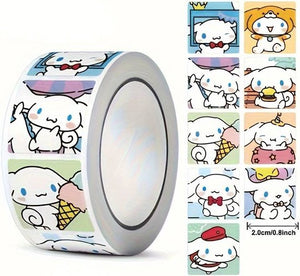 Hello Kitty - Sanrio - Cinnamoroll 500 stickers/zegels