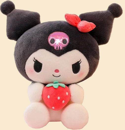 Sanrio - Kuromi knuffel - met aarbei - My Melody - Hello Kitty - Cinnamoroll - PomPomPurin - Pochacco - Kawaii