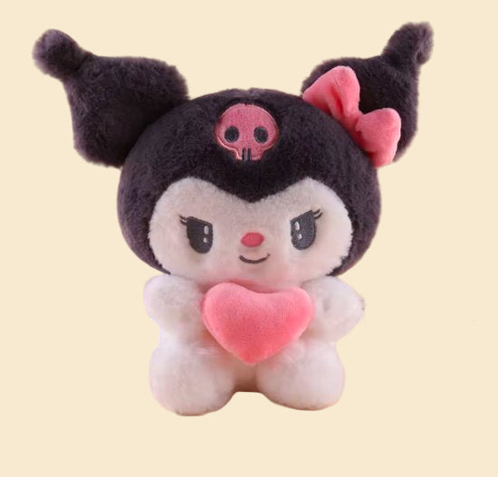 Sanrio - Kuromi knuffel - met hart - My Melody - Hello Kitty - Cinnamoroll - PomPomPurin - Pochacco - Kawaii
