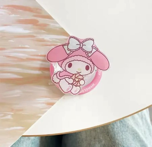 Sanrio - My Melody telefoonhouder - popsocket - magneethouder - MagSafe - telefoongrip - telefoonbutton - Kuromi - Hello Kitty - PomPomPurin - Cinnamoroll - Pochacco - kawaii