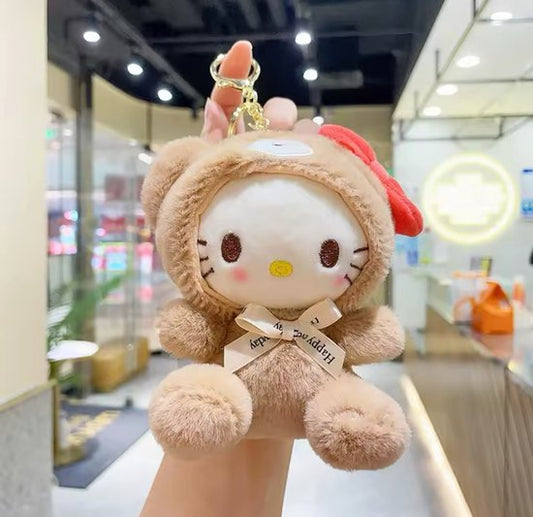 Sanrio - Hello Kitty knuffel - sleutelhanger - berenpak - Kuromi - Cinnamoroll - My Melody - PomPomPurin - Pochacco - Kawaii