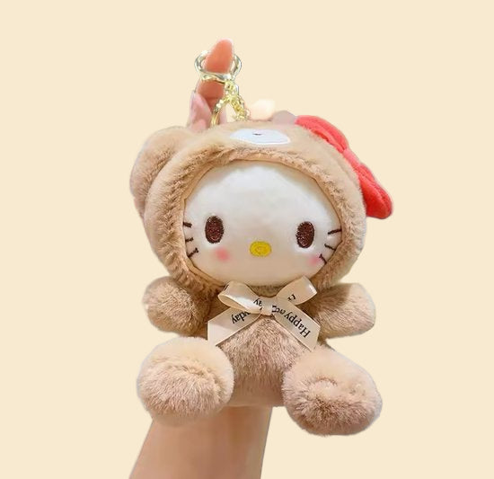 Sanrio - Hello Kitty knuffel - sleutelhanger - berenpak - Kuromi - Cinnamoroll - My Melody - PomPomPurin - Pochacco - Kawaii