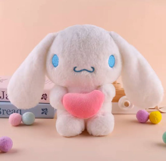 Sanrio - Cinnamoroll knuffel - met Hart - Kuromi - Hello Kitty - My Melody - PomPomPurin - Pochacco - Kawaii