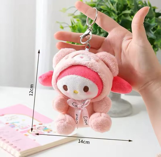 Sanrio - My Melody knuffel - sleutelhanger - berenpak - Kuromi - Hello Kitty - Cinnamoroll - PomPomPurin - Pochacco - Kawaii