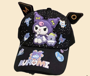 Sanrio - Kuromi pet - zwart - verstelbaar - 3-8 jaar - kind
