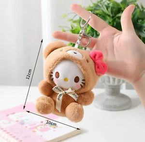 Sanrio - Hello Kitty knuffel - sleutelhanger - berenpak - Kuromi - Cinnamoroll - My Melody - PomPomPurin - Pochacco - Kawaii