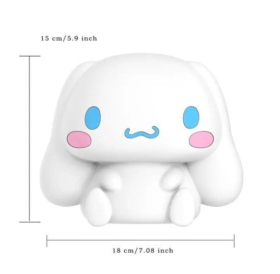Sanrio - Cinnamoroll nachtlamp - touch functie - draadloos - Kuromi - Hello Kitty - My Melody - PomPomPurin - Pochacco - cadeau - Kawaii