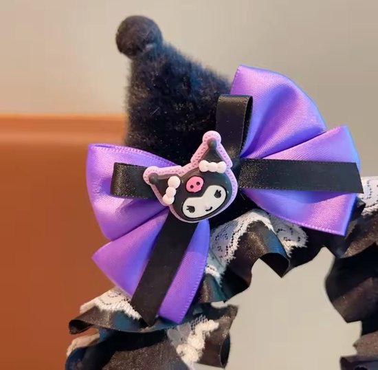 Sanrio - Kuromi haarband - diadeem - Kuromi oortjes - verkleedkleding - carnaval - My Melody - Hello Kitty - Cinnamoroll - PomPomPurin - Pochacco - Kawaii