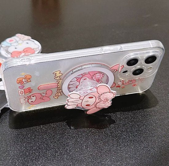 Sanrio - PomPomPurin telefoonhouder - popsocket - magneethouder - MagSafe - telefoongrip - telefoonbutton - Kuromi - Hello Kitty - My Melody - Cinnamoroll - Pochacco - kawaii