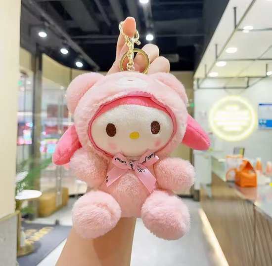Sanrio - My Melody knuffel - sleutelhanger - berenpak - Kuromi - Hello Kitty - Cinnamoroll - PomPomPurin - Pochacco - Kawaii
