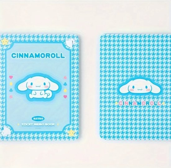 Sanrio - Cinnamoroll sticky memoboek - notitieboek - Kuromi - Hello Kitty - My Melody - PomPomPurin - Pochacco - cadeau - Kawaii