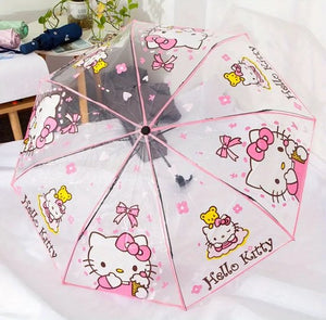 Sanrio - Hello Kitty paraplu - transparant - Kuromi - My Melody - Cinnamoroll - PomPomPurin - Pochacco - kawaii