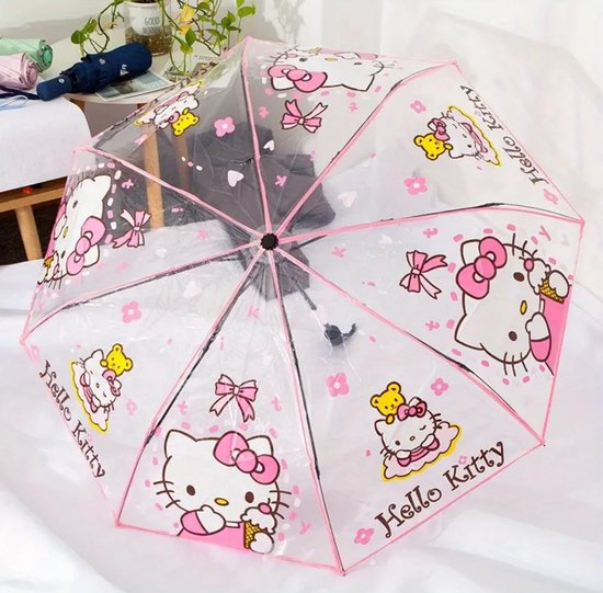 Sanrio - Hello Kitty paraplu - transparant - Kuromi - My Melody - Cinnamoroll - PomPomPurin - Pochacco - kawaii