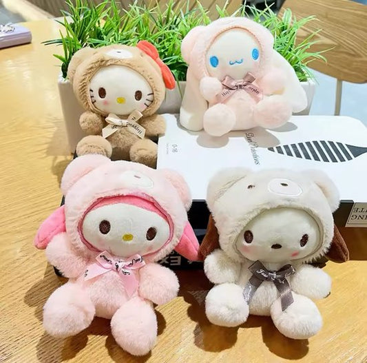 Sanrio - Pochacco knuffel - sleutelhanger - berenpak - Kuromi - Hello Kitty - My Melody - PomPomPurin - Cinnamoroll - Kawaii