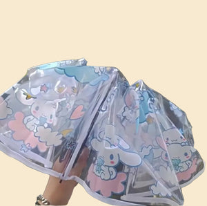 Sanrio - Cinnamoroll paraplu - transparant - Kuromi - Hello Kitty - My Melody - PomPomPurin - Pochacco - cadeau - Kawaii