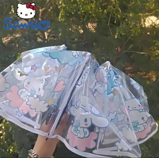 Sanrio - Cinnamoroll paraplu - transparant - Kuromi - Hello Kitty - My Melody - PomPomPurin - Pochacco - cadeau - Kawaii