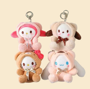 Sanrio - My Melody knuffel - sleutelhanger - berenpak - Kuromi - Hello Kitty - Cinnamoroll - PomPomPurin - Pochacco - Kawaii
