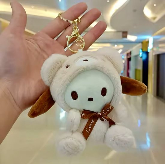 Sanrio - Pochacco knuffel - sleutelhanger - berenpak - Kuromi - Hello Kitty - My Melody - PomPomPurin - Cinnamoroll - Kawaii