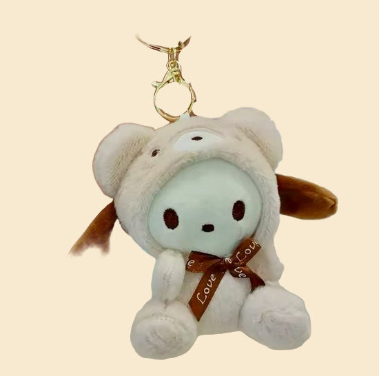 Sanrio - Pochacco knuffel - sleutelhanger - berenpak - Kuromi - Hello Kitty - My Melody - PomPomPurin - Cinnamoroll - Kawaii