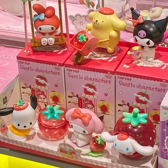 Sanrio blindbox aardbei serie