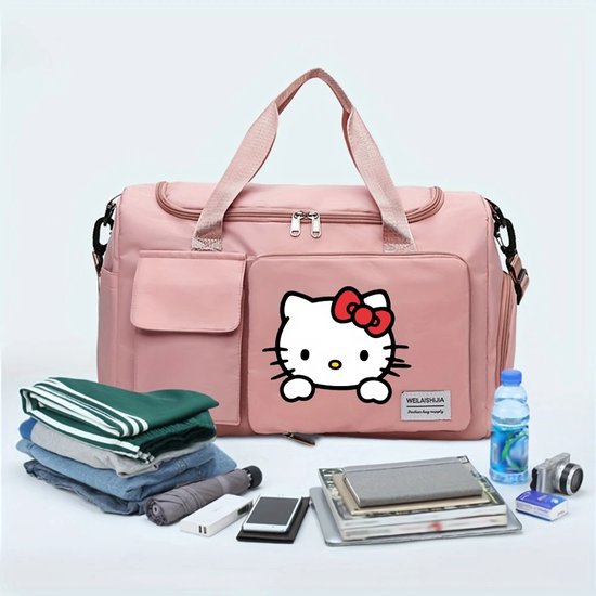 Hello Kitty Reistas 42cm - Roze