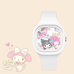 Kuromi & My Melody Horloge Siliconen band