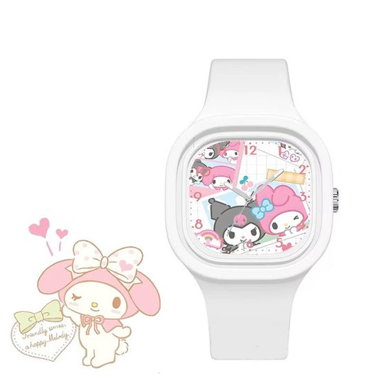 Kuromi & My Melody Horloge Siliconen band