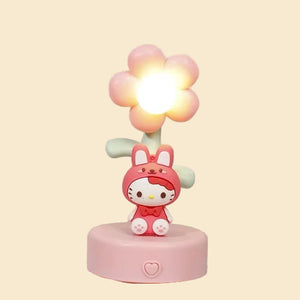 Sanrio - Hello Kitty nachtlamp - bloem - Kuromi - My Melody - Cinnamoroll - PomPomPurin - Pochacco - cadeau - kawaii