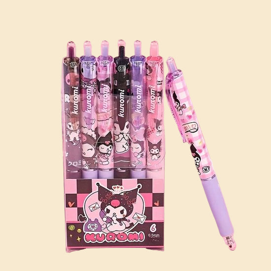 Hello Kitty - Kuromi - Sanrio - balpennen zwart