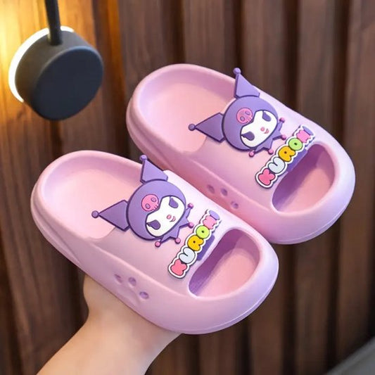 Sanrio - Kuromi slippers Maat 30/31 - paars - My Melody - Hello Kitty - Cinnamoroll - Pochacco - PomPomPurin - kawaii