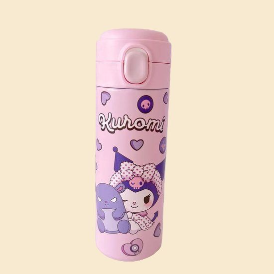 Sanrio - Kuromi drinkbeker - drinkfles - thermosfles roestvrijstaal - RVS - Cinnamoroll - Hello Kitty - My Melody - PomPomPurin - Pochacco - cadeau - Kawaii