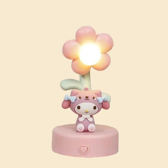 Sanrio - My Melody nachtlamp - bloem - Hello Kitty - Kuromi - Cinnamoroll - PomPomPurin - Pochacco - cadeau - kawaii
