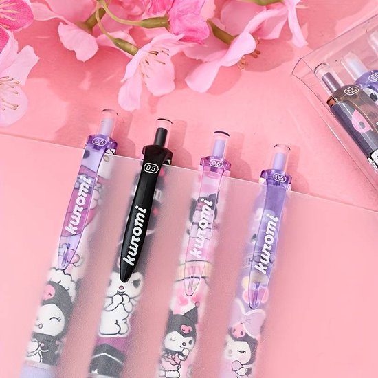 Hello Kitty - Kuromi - Sanrio - balpennen zwart